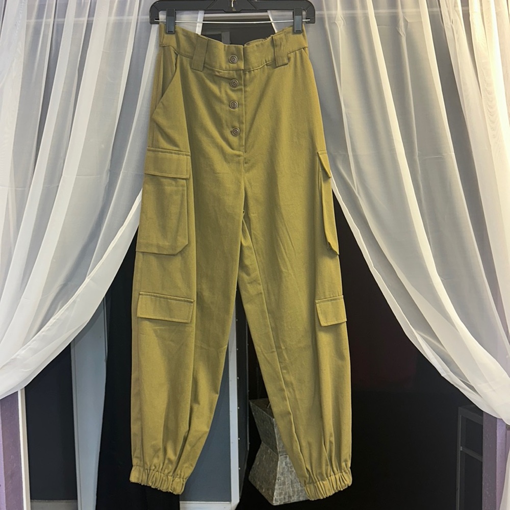 Stylish olive Cargo jogger pants